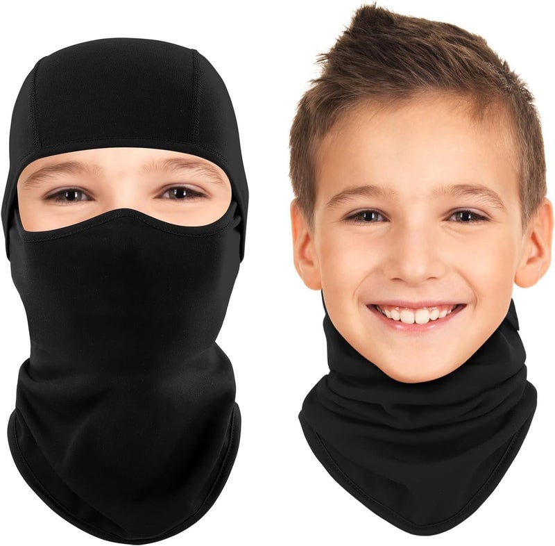 Ameceres Kids Balaclava Ski Mask Cold Weather Windproof Tactical Face Mask Winter for Skiing Snowboarding Cycling - Image 1